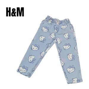 073 H&M Hello Kitty Paper Bag Jeans